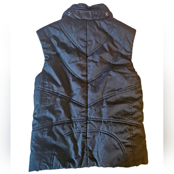 EUC | Children's Place Black Quilted Puffer Vest with High Collar | Size: 7/8 - Picture 4 of 13